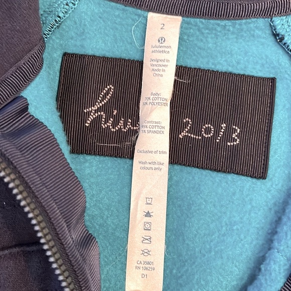 Lululemon Zip Hood Sweatshirt - Picture 7 of 10